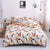 Peach Bedsheet Duvet Cover and Pillowcase Set