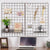 Rose Gold Black White Rack Basket Shelf Memo Board Shelf for Wire Wall Memo Grid B