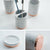 Rose Gold Copper Marble Bathroom Accessory Set Handwash Dispenser Soap Dish Toothbrush Holder Cup