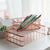 Wire Champagne Rose Gold Desk Organiser Tray Fruit Basket Small