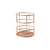 Wire Champagne Rose Gold Round Pencil Holder