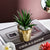 Artificial Yucca Succulent Plant with Gold Pot