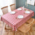 Checkered Waterproof Tablecloth