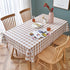 Checkered Waterproof Tablecloth