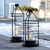 Classic Black Wire Cage Candle Lantern Holder