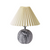 Pleated Shade Ball Base Table Lamp