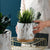 Gold x Marble Effect Plant Pot with Tray
