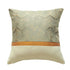 Gold Striped Jacquard Cushion Cover