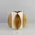 Gold Leather Decorative Vase