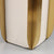 Gold Leather Decorative Vase