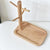 Tree Branch Key Rack Holder with Tray
