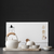 Zen Porcelain Tea Set with Teapot Cup Tray