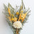 White Dahlia Dried Flower Bouquet