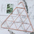 Metallic Wire Triangle Grid Hanger