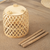 Woven Bamboo Plant Pot Holder Stand