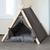 Wooden Pet Teepee Tent with Cushion