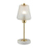 Vintage Crystal Glass Marble Table Lamp