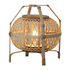 Zen Cross Weave Rattan Bamboo Table Lamp